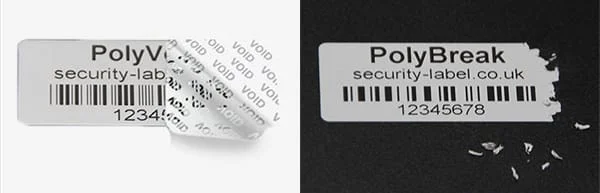 Tamper Evident Security Labels from Security-Label.co.uk