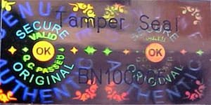 Hologram Label (15x30)