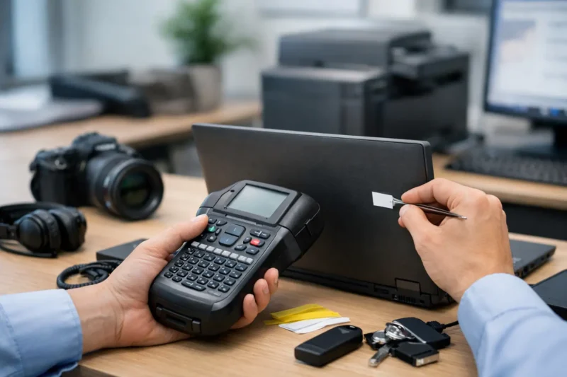 How to Label Office Equipment for Asset Control