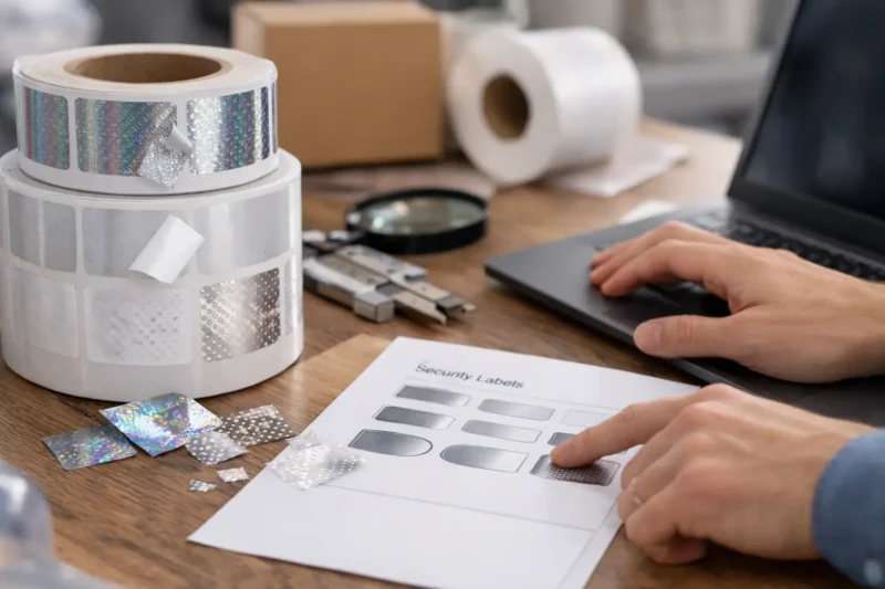 How to Order Custom Security Labels Correctly