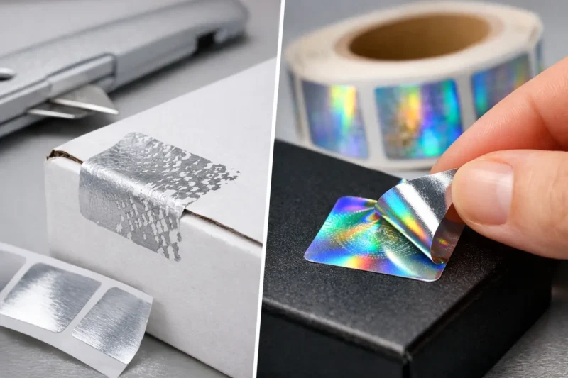 Tamper Labels vs Hologram Labels Compared